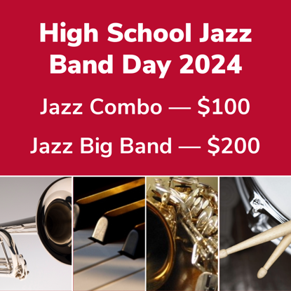 High School Jazz Band Day 2024 prices