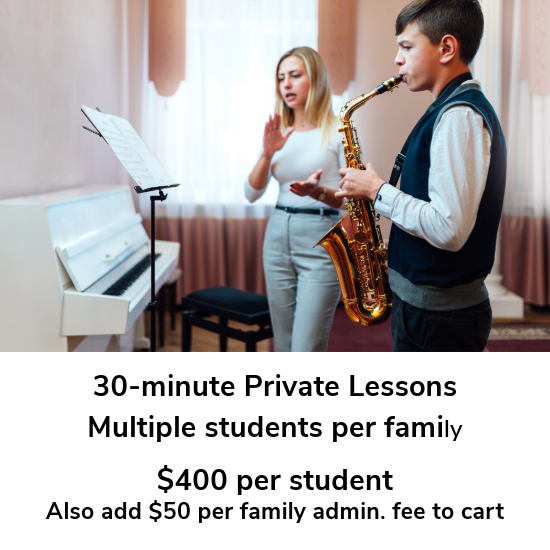 CMS 30-minute private lessons-multiple