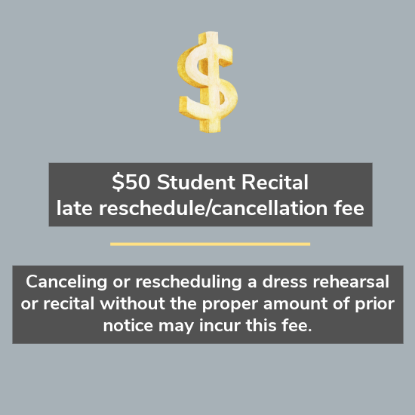 Picture of Recital Cancellation Fee