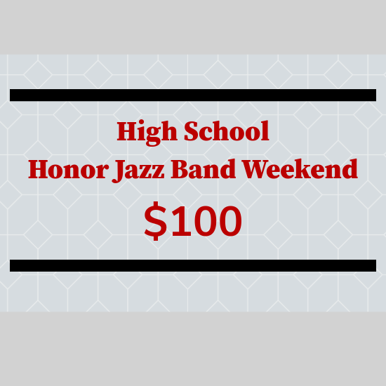 HS Honor Jazz Band generic $100