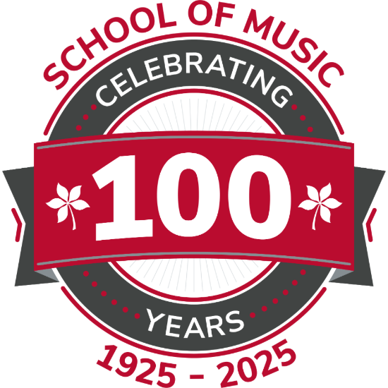 Picture of Ohio State University School of Music 100th Anniversary T-Shirt (Gray)