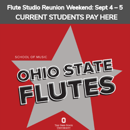 Flute Reunion 2026 Current Student payment site